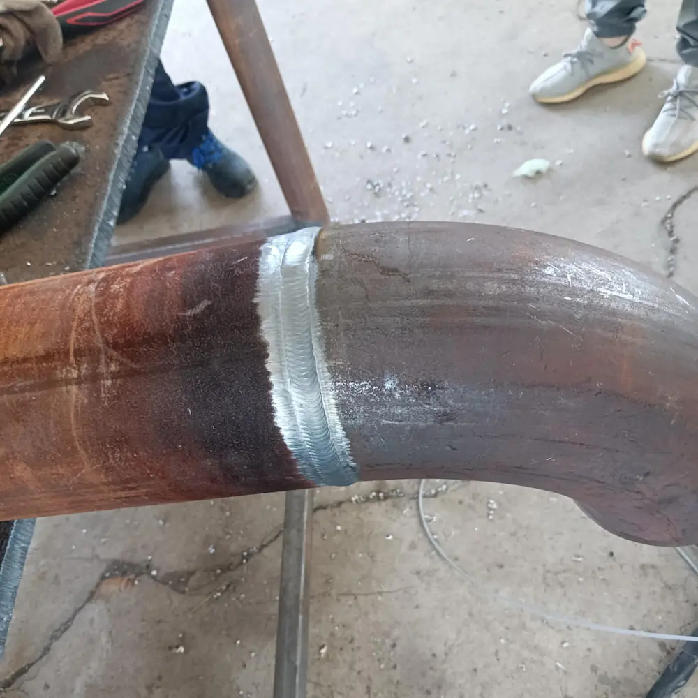 خط أنابيب كيميائي على الوجهين تشكيل لحام